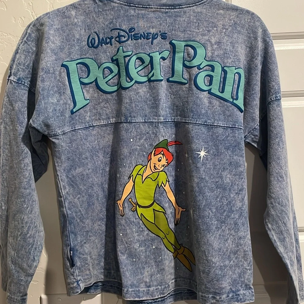 2023 Disney Parks Walt Disney’s Peter Pan Navy Spirit Jersey  Youth Large - Picture 3 of 3